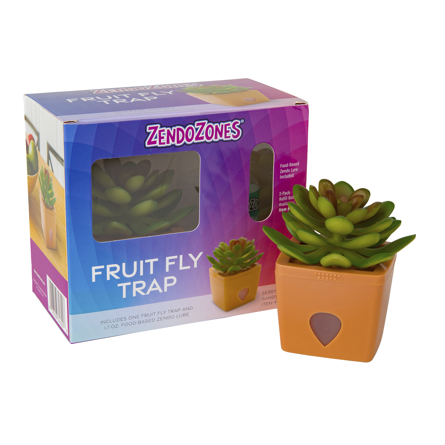 ZendoZones® Bananfluefælde, Serene Sandy, terracotta