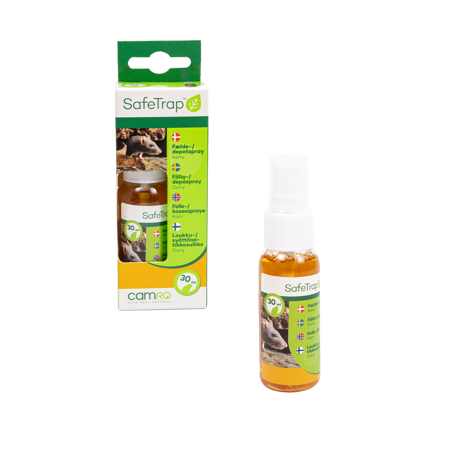SafeTrap Fælde & depot spray 30ml - Karry