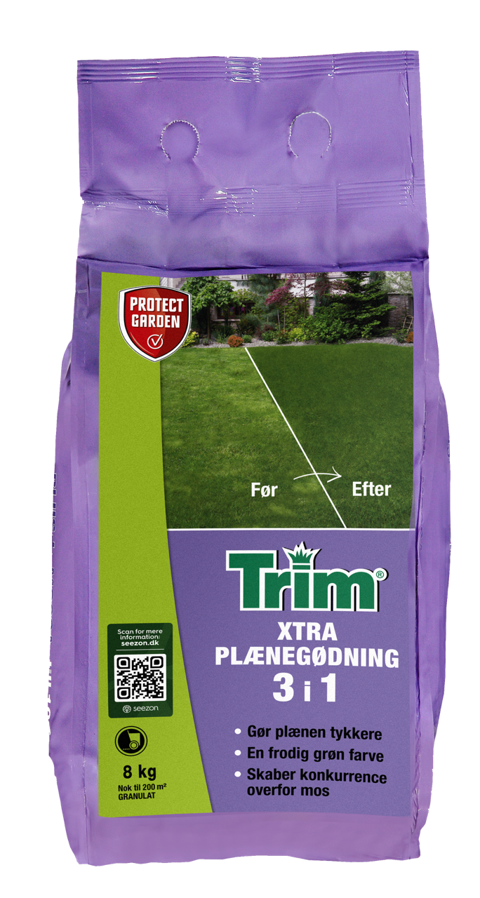 TRIM Xtra plænegødning 3i1, 8KG
