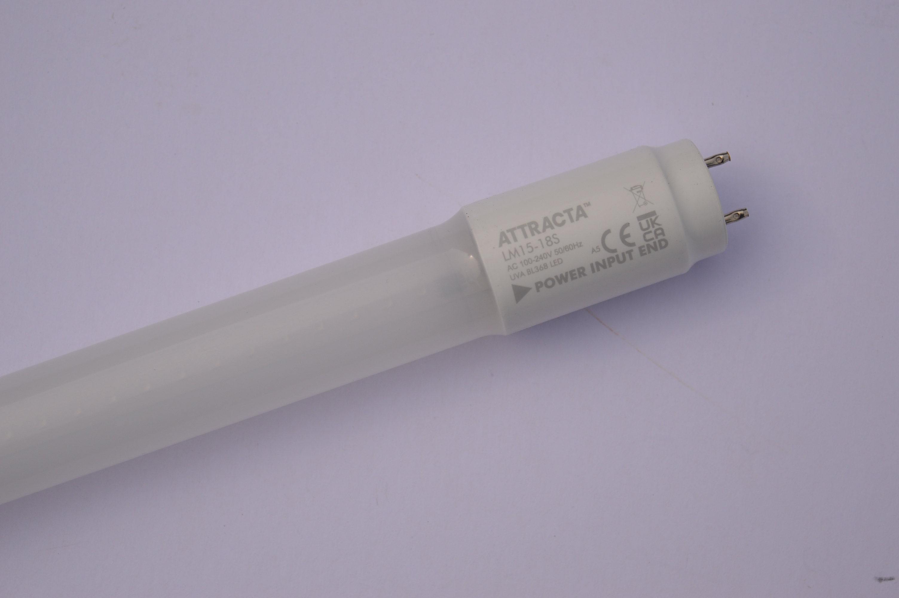 Attracta™ Main LED UV-rør, shatterproof 18"/450mm