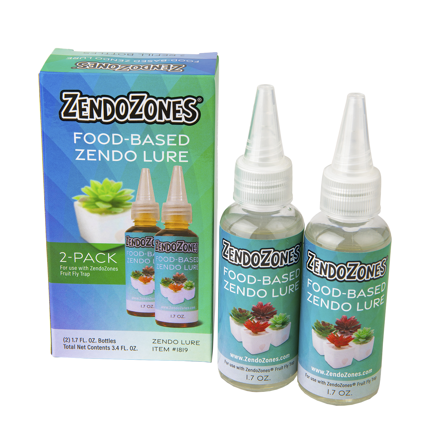 ZendoZones® Lokkemiddel til Bananfluefælde, 2 x 50ml
