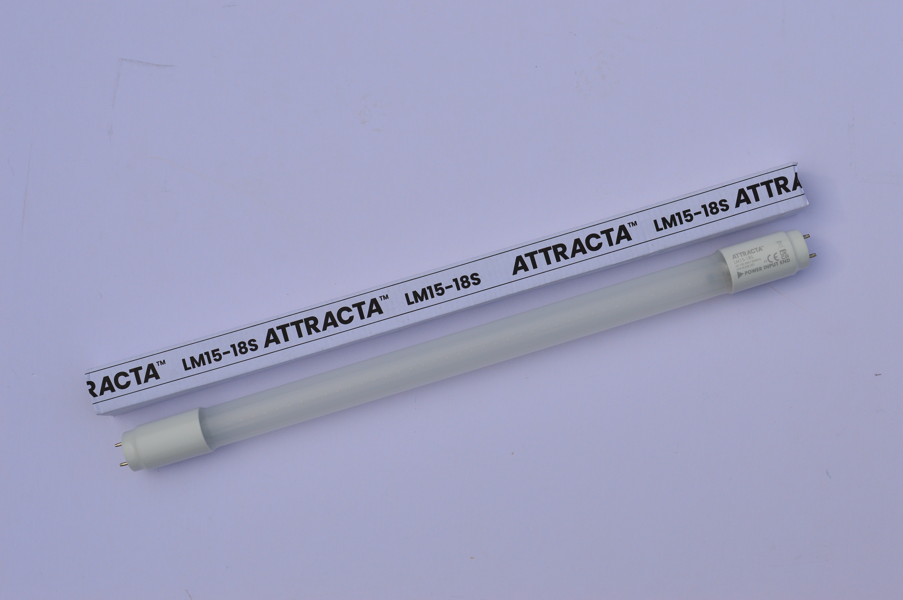 Attracta™ Main LED UV-rør, shatterproof 18"/450mm