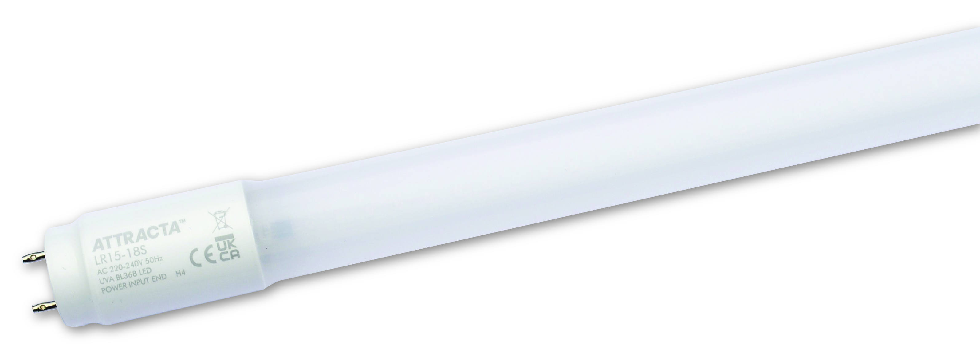 Attracta™ Retrofit LED UV-rør, shatterproof 18"/450mm